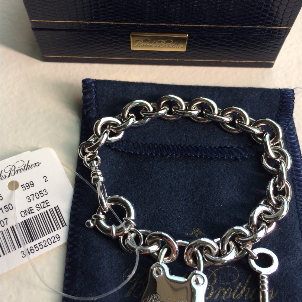 BROOKS BROTHERS Sterling Silver Charm Bracelet - Picture 3 of 8